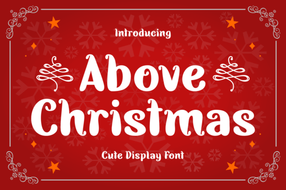 Above Christmas Font for Business