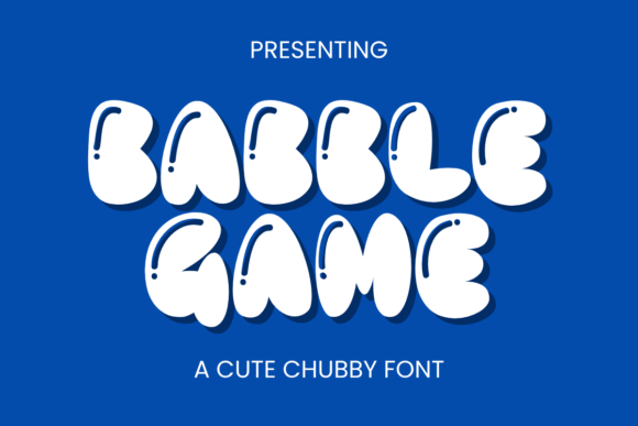 Babble Game Font for Playful Design