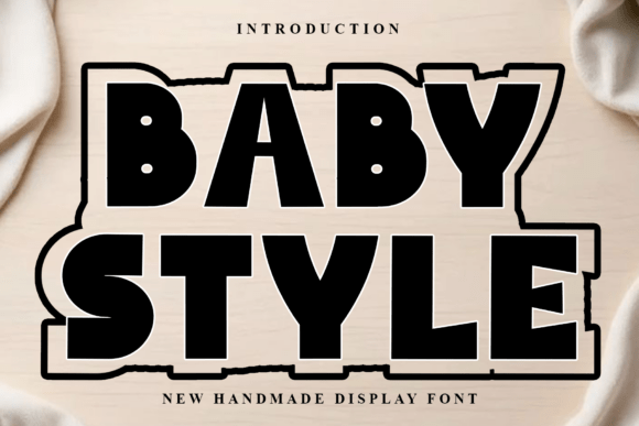 Baby Style Font for Festive Branding