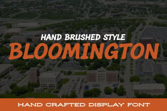 Bloomington Font: Bold, Fluid, and Full of Character