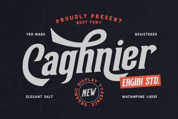 Caghnier: A Decorative Serif Font for Elegant Digital Experiences