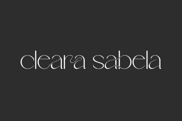 Cleara Sabela: A Refined Display Typeface for Editorial Design