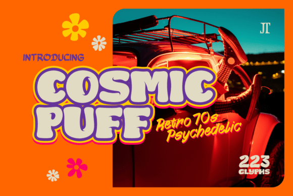 Cosmic Puff: A Retro Display Font for Modern Campaigns