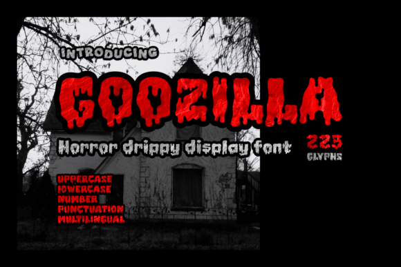 Goozilla Display Font for Standout Campaign Visuals