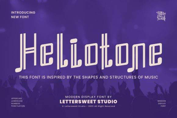 Heliotone: A Bold Display Font for Modern Branding