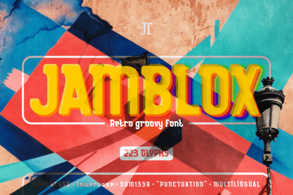 Jamblox: A Bold Display Font