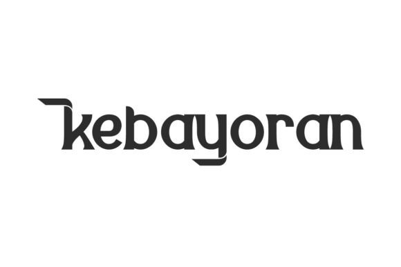 Kebayoran Font: A Display Typeface for Editorial Storytelling