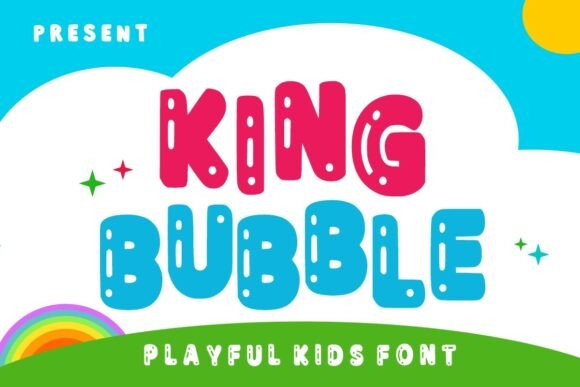 King Bubble Font Review for Playful Editorial Design