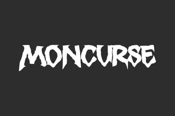 Moncurse: A Bold Display Font for Business Branding