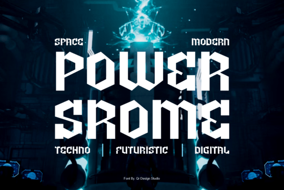 Power Srome Font for Bold Design
