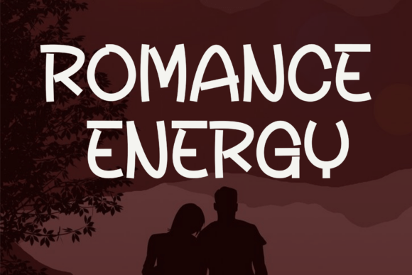 Romance Energy Font for Modern Web Design