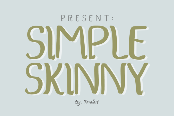 Simple Skinny Font Review for Small Business Branding and Packaging