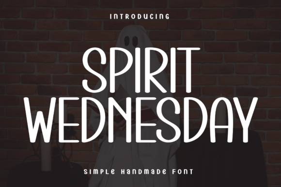 Spirit Wednesday: A Handwritten Display Font for Editorial Design