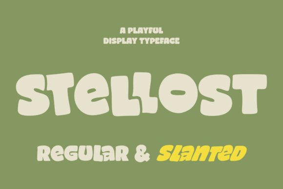 Stellost: A Joyful Display Font for Web Design