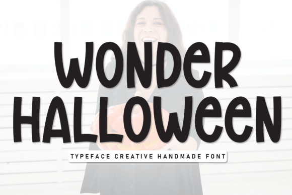 Wonder Halloween: A Handwritten Display Font for Marketing Visuals