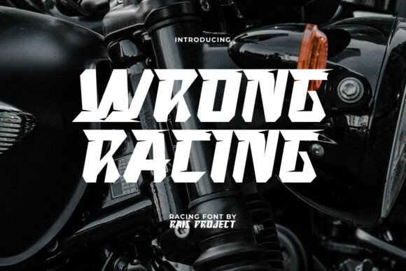 Wrong Racing Font Review for Campaign Design