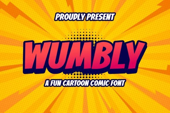 Wumbly: A Playful Display Font
