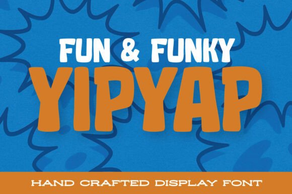 Yipyap: A Bouncy Display Font for Editorial Design and Publication Branding
